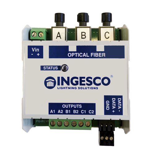 Receptor óptico - DL EOLOS FO-RCVR-DIN - INGESCO - MODBUS / para trilho DIN