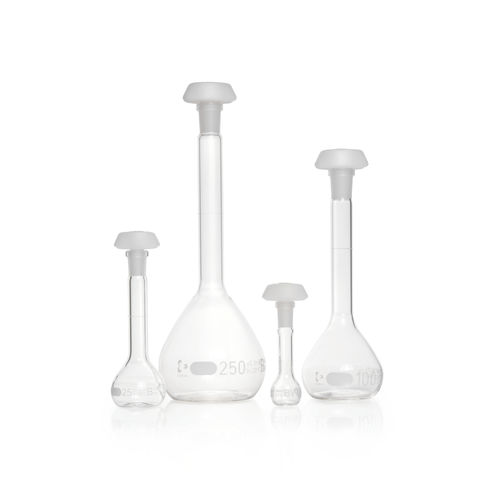 Frasco com indicador de nível - 24670 series - DWK life science - em vidro borossilicato / em vidro transparente / para laboratório