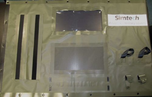 Cobertura de lona de proteção - Simtech - para recipientes de armazenagem / em PVC