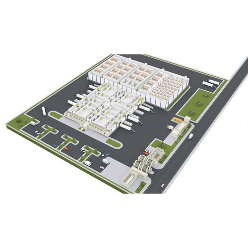 Centro de processamento e armazenamento alimentar - CANTEK Cold Storage - Meat Processing