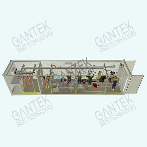 Linha de abate de contêiner - CANTEK Cold Storage - Meat Processing - para bovinos / para caprinos / para ovinos