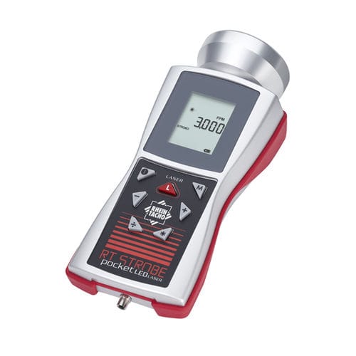Estroboscópio com tacômetro digital - RT STROBE pocketLED LASER T - RHEINTACHO Messtechnik GmbH - digital / de LED / compacto