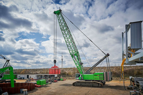 Guindaste de esteiras - 6300 HD - SENNEBOGEN Maschinenfabrik GmbH - com lança / com lança treliçada / para obras