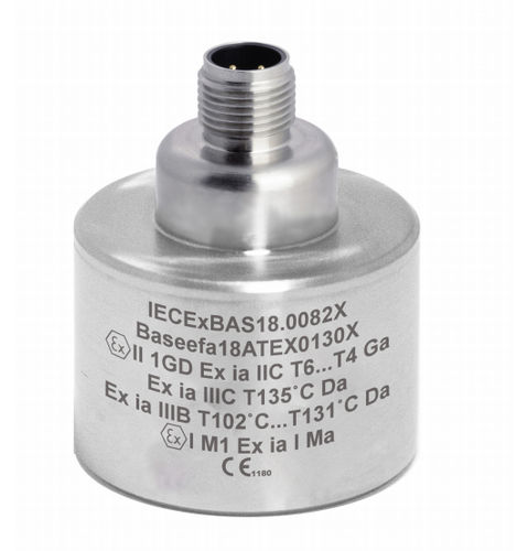 Acelerômetro triaxial - HS-173IR series - Hansford Sensors - piezoelétrico / compacto / de segurança intrínseca