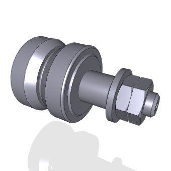 Rolo-guia - FRV series - Nadella Group - em aço inoxidável