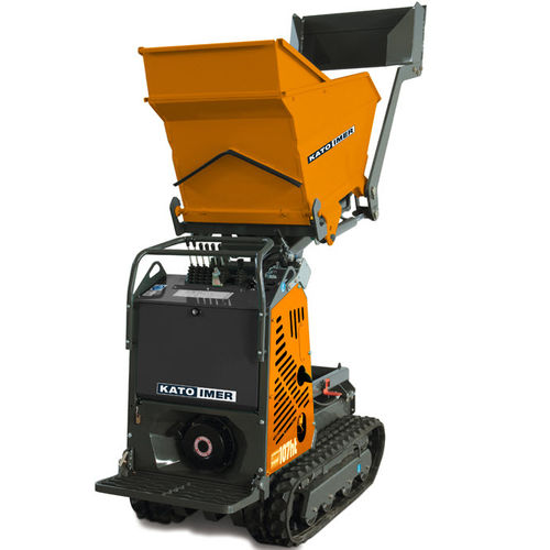Minidumper de esteiras - Carry 107 HT - KATO IMER S.p.A. - a diesel / com caçamba elevatória / autocarregável