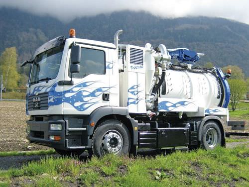 Caminhão de sucção a vácuo - Twister - KAISER AG Fahrzeugwerk - com 2 eixos
