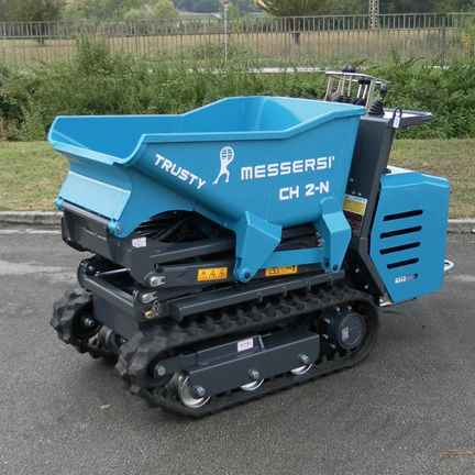 Minidumper de esteiras - TC95D - Messersì S.p.A. - a diesel / com caçamba elevatória / compacto