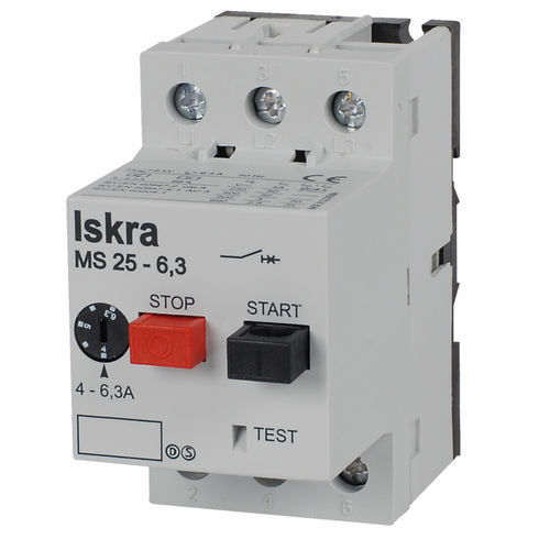Telerruptor eletromecânico - MS25 - Iskra d.d. - em trilho DIN