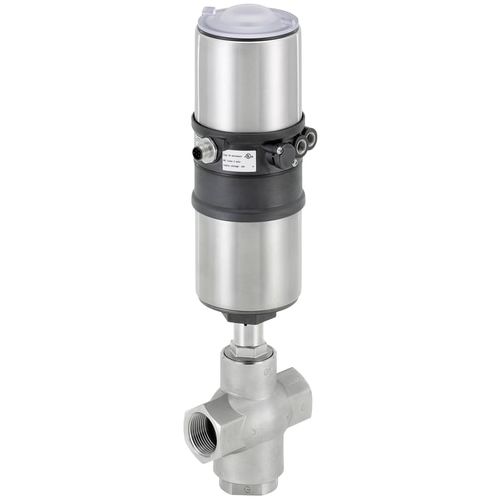 Válvula globo - 2106  - BÜRKERT FLUID CONTROL SYSTEMS - com acionamento pneumático / de mistura / de bloqueio