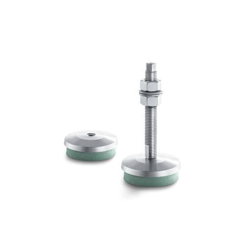 Pé de máquina - BNRV / BNRSV series - Bilz Vibration Technology AG - em aço / em aço inoxidável / de nivelamento