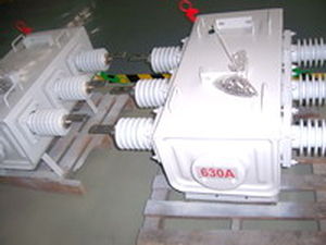 Chave seccionadora sob carga isolada com gás SF6 - ningbo yinzhou huayuan electric and machine indust - unipolar / para ambiente externo / para instalação em poste