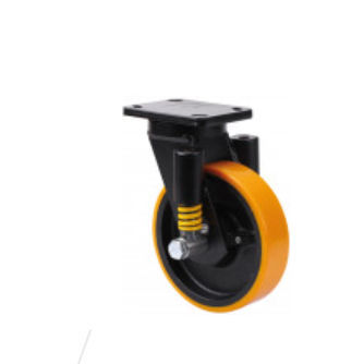 Rodízio fixo - HLS-HU series - Ruedas Alex - com placa de fixação / em vidro / em aço
