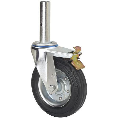Rodízio giratório - ZVA-BS series - Ruedas Alex - tubular / para cargas pesadas / para andaime móvel