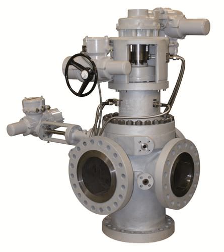 Válvula de macho cônico - Lift Plug Valve / SwitchPlug - SchuF Group - com acionamento elétrico / de isolamento / com desviador