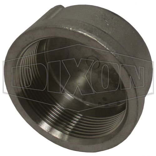 Tampa (cap) com rosca - H0.125SRC - DIXON GROUP EUROPE - redonda / em aço inoxidável