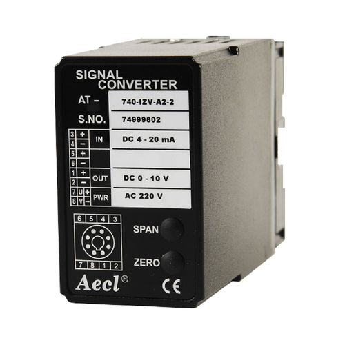 Conversor de sinal - AT-740 VZV VZI IZV IZI - Autotronic Enterprise Co., Ltd. (Aecl) - para trilho DIN