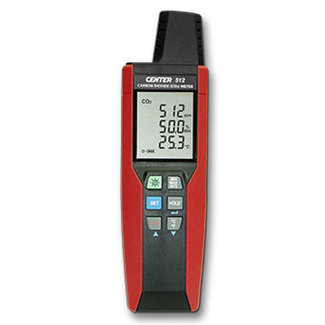 Detector de gás - 512 - CENTER TECHNOLOGY - CO2 / NDIR / para ar