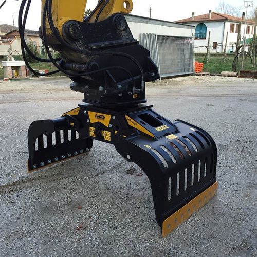 Pinça selecionadora hidráulica - MB-G900 S4 - MB Crusher - a lenha / para elementos em concreto