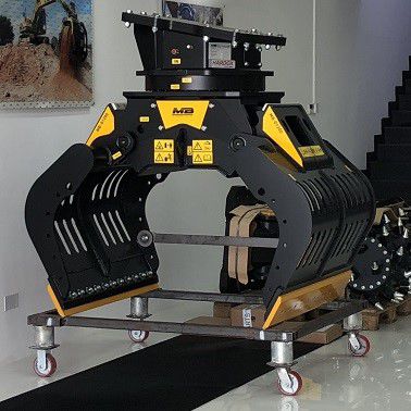 Pinça selecionadora hidráulica - MB-G1200 S4 - MB Crusher - para pedra / para elementos em concreto