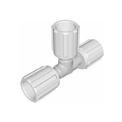 Conexão hidráulica - Furon® FlareGrip® II  - Saint-Gobain Performance Plastics - Process System - de roscar / em T / em material plástico