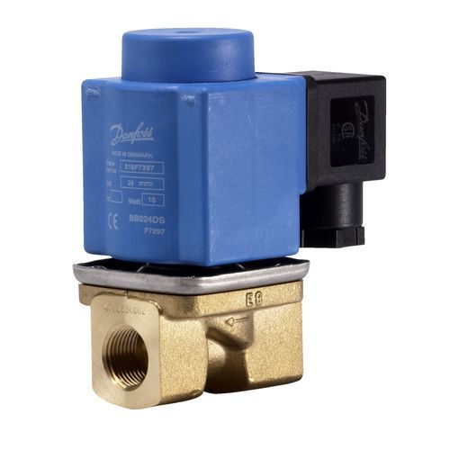 Válvula solenoide de ação indireta - EV251B  - Danfoss Industrial Automation - de 2 vias / NF / para água