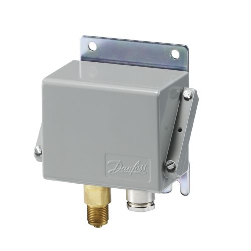 Pressostato de diafragma - KPS39 - Danfoss Industrial Automation - diferencial / SPDT / para trilho DIN