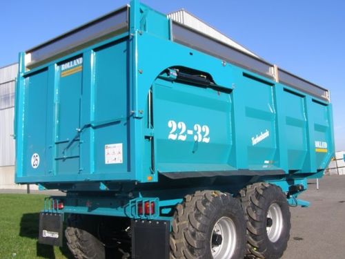 Carreta com caçamba - TURBOCLASSIC 22-32 - REMORQUES ROLLAND - tandem / em peça única