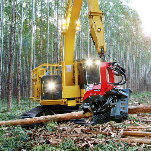 Cabeçote de harvester de rolos - 370E - KOMATSU Forest