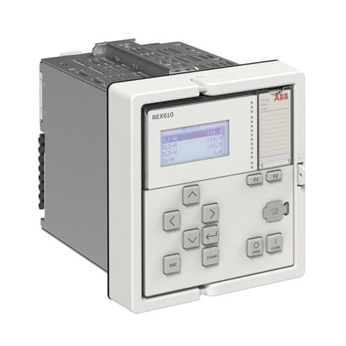 Relé de proteção de potência - REX610 - ABB Oy Distribution Automation - CA/CC / para montagem em painel / IEC