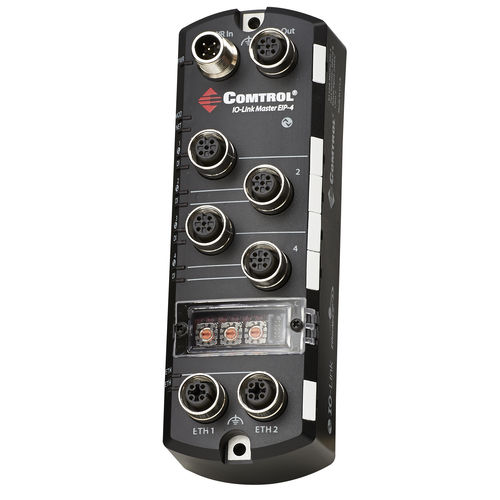 Gateway de comunicação - IO-Link Master 4-EIP - Comtrol Corporation - industrial / TCP / Ethernet