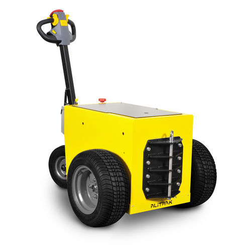 Trator elétrico - OT 2000/2500 - ALITRAK S.r.l - de 4 rodas / para operador a pé / rebocador
