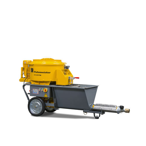 Bomba para gesso - S 5 EV-1 - PUTZMEISTER - com fuso de rosca sem-fim / de argamassa / para cimento
