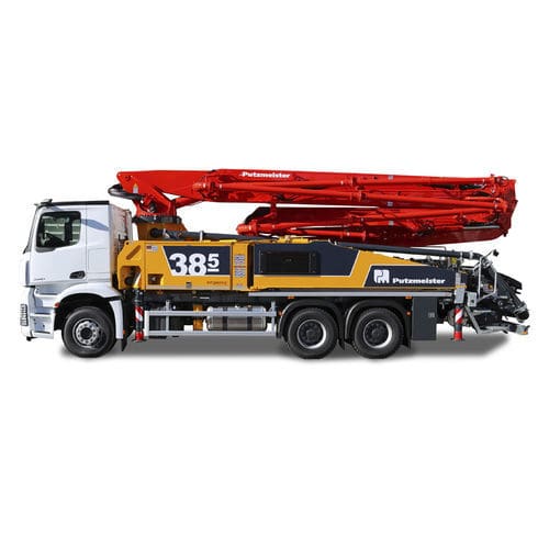 Caminhão com bomba de concreto para caminhão misturador - M38-5 - PUTZMEISTER - para obras