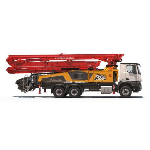 Caminhão com bomba de concreto para caminhão misturador - M39-4 - PUTZMEISTER - para obras