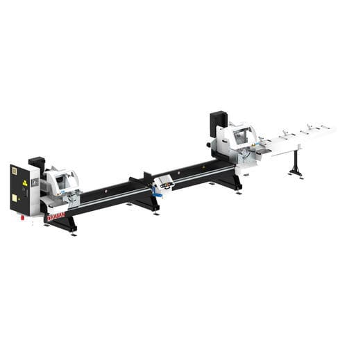 Máquina de corte de duas cabeças para PVC - AC 2040 - KABAN MAKINA SANAYI VE TIC. LTD. STI - para perfis / automática