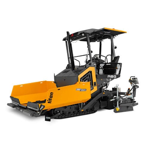 Pavimentadora de asfalto - ABG 2820 - Ammann - de esteiras / transportadora / para movimentação