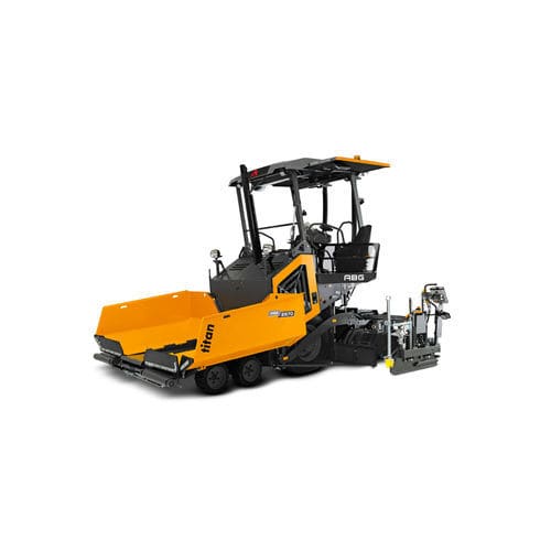 Pavimentadora de asfalto - ABG 2870 - Ammann - de rodas