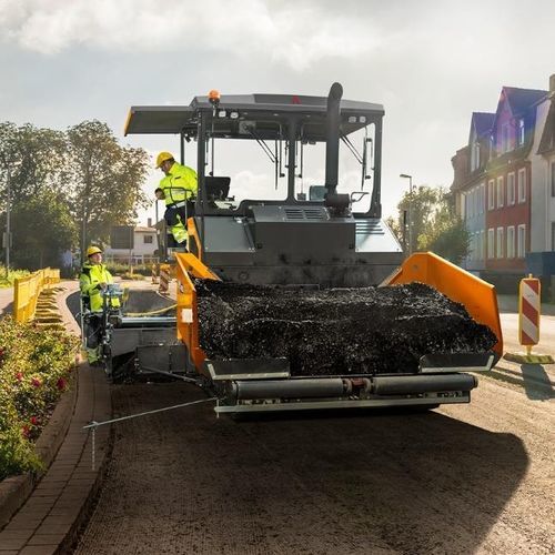 Pavimentadora de asfalto - ABG 4820 - Ammann - de esteiras