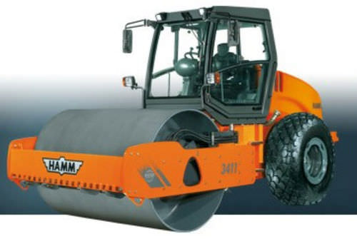 Rolo compactador monocilíndrico - 12 830 kg | 3411 - HAMM AG - vibratório / articulado