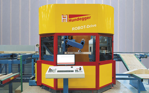 Centro de usinagem de 3 eixos - ROBOT-Drive series - Hans Hundegger - universal / para madeira / de alta precisão