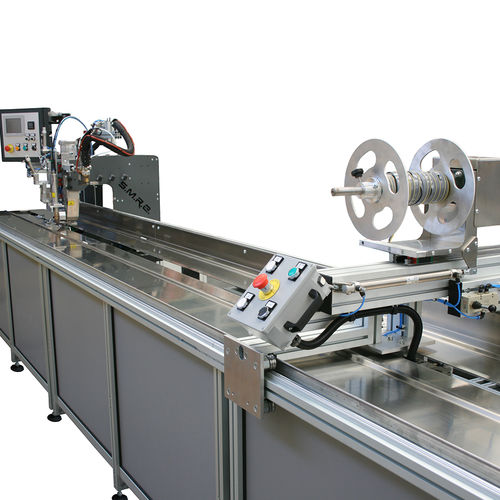 Máquina estacionária de solda por ultrassom - SM-216-SA - SolarEdge Automation Machines S.p.A. - a ar quente / automática / para PVC