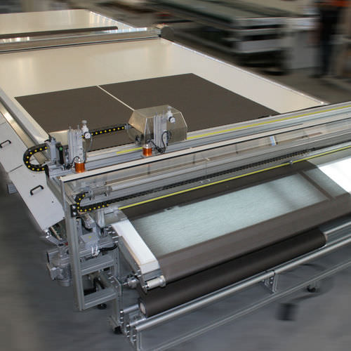 Máquina de corte com faca rotativa - SM-400-TA - SolarEdge Automation Machines S.p.A. - ultrassônica / para tecidos / CNC