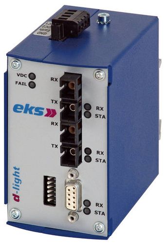 Conversor serial - RS232, RS422, RS485, TTY-LWL - eks Engel GmbH & Co. KG - de fibra óptica
