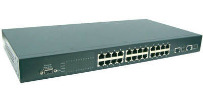 Conversor de fibra óptica - 24 x 10/100TX, 2 x 10/1000T + 2x1000SFP - eks Engel GmbH & Co. KG - Ethernet