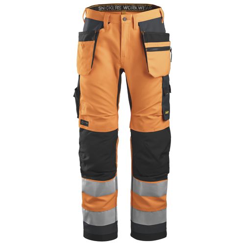Calça de trabalho - 6230 - Snickers Workwear AB - de alta visibilidade / em poliéster / em poliamida