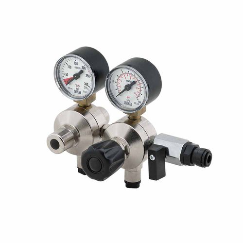 Regulador-redutor de pressão de gás - MINORMIX 2 - OXYTURBO SPA - de CO2 / para garrafas