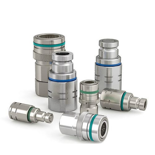 Conexão pneumática - 102670200 - CEJN - rápida / com espigão / em latão niquelado