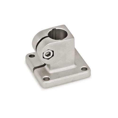 Conector para tubos redondos - BK series - Inocon GmbH - em aço inoxidável / ajustável