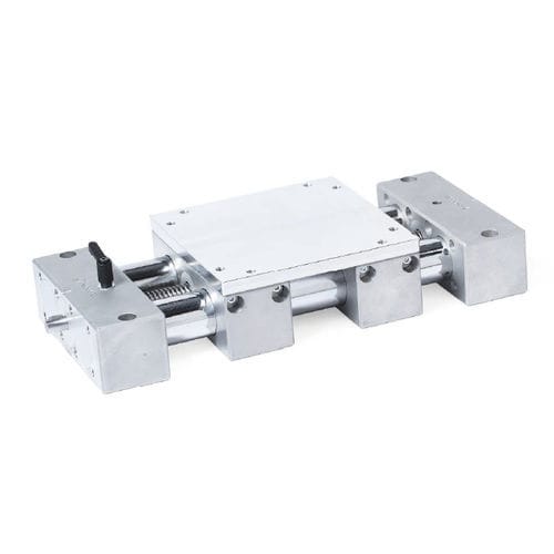 Eixo linear de tubo duplo - PD1D series - Inocon GmbH - manual / em alumínio / de precisão